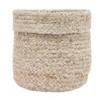 Panière ronde jute marron - Ø20xH20cm