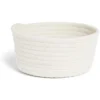 Panière tressée en coton Ø17cm (3 modèles)