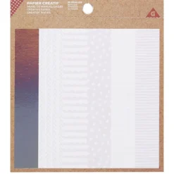 Papier créatif 30 feuilles blanc