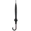 Parapluie canne automatique uni noir L87cm