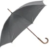 Parapluie canne gris foncé