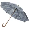 Parapluie canne imprimé feuillage