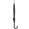 Parapluie canne manuel uni noir L87cm