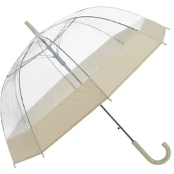 Parapluie canne transparent