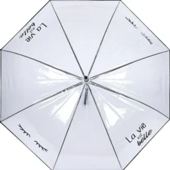 Parapluie imprimé la vie est belle