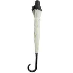 Parapluie inversé uni noir et blanc L87cm