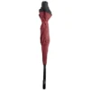 Parapluie inversé uni noir et rouge L87cm
