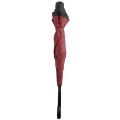 Parapluie inversé uni noir et rouge L87cm