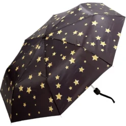 Parapluie manuel étoile noir L28 cm