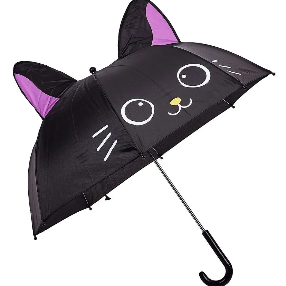 Parapluie oreille enfant polyester fer et plastique multicolore