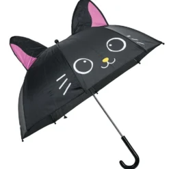 Parapluie oreille enfant polyester fer et plastique multicolore