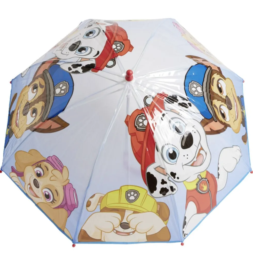 Parapluie Pat Patrouille bleu polyester et métal