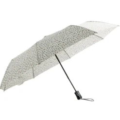 Parapluie pliable automatique motif coeur L24cm