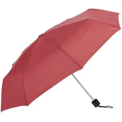 Parapluie pliant manuel rouge