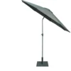 Parasol centré Cuba inclinable à manivelle vert foncé Ø300xH245cm