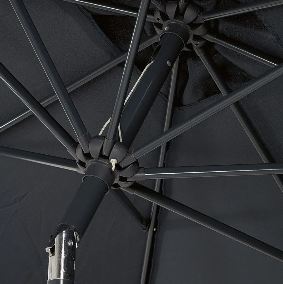 Parasol centré HAVANE gris