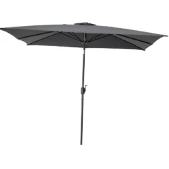Parasol centré HAVANE gris