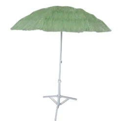 Parasol de plage Hawaï menthe Ø160xH195cm