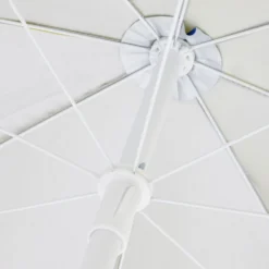 Parasol de plage jaune UV UPF50+ Ø200xH209cm