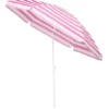 Parasol de plage rayé Ø160xH190cm (3 modèles)