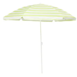 Parasol de plage rayé Ø160xH190cm (3 modèles)