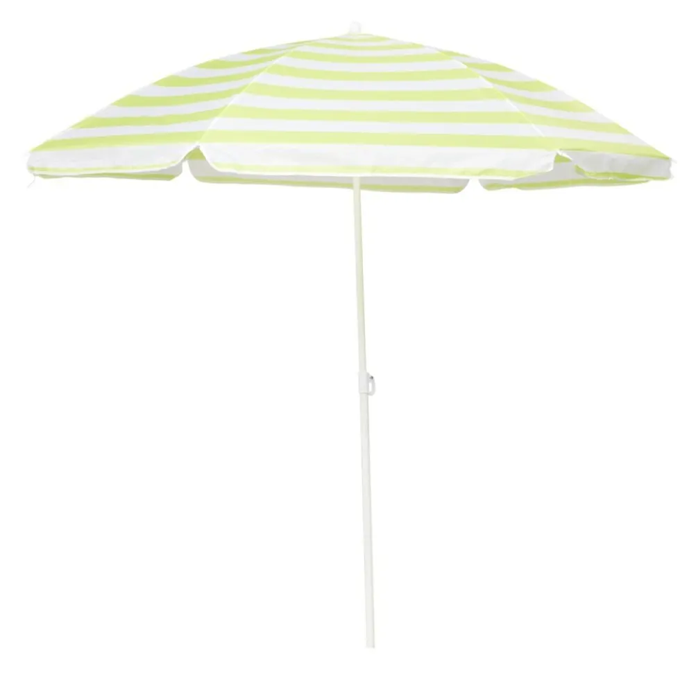Parasol de plage rayé Ø160xH190cm (3 modèles)