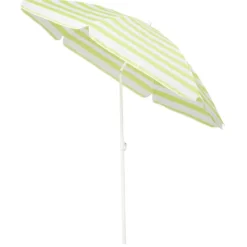 Parasol de plage rayé Ø160xH190cm (3 modèles)