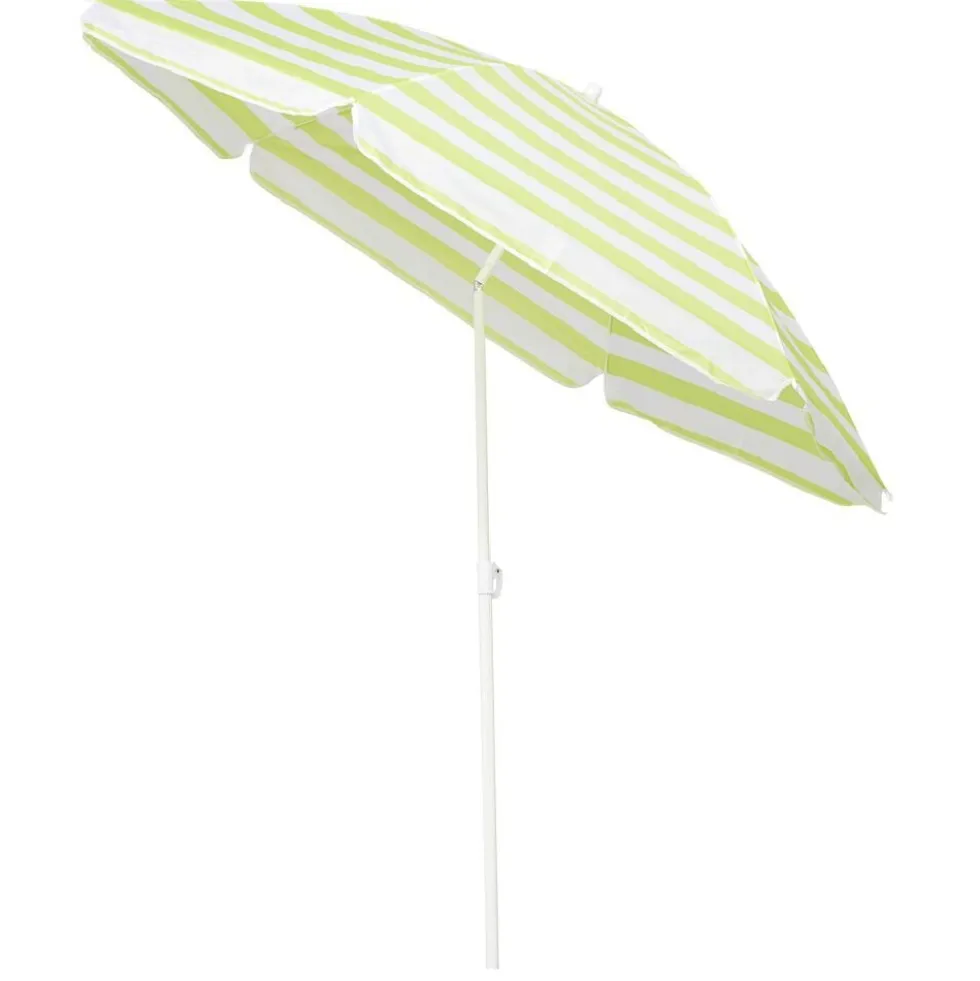 Parasol de plage rayé Ø160xH190cm (3 modèles)