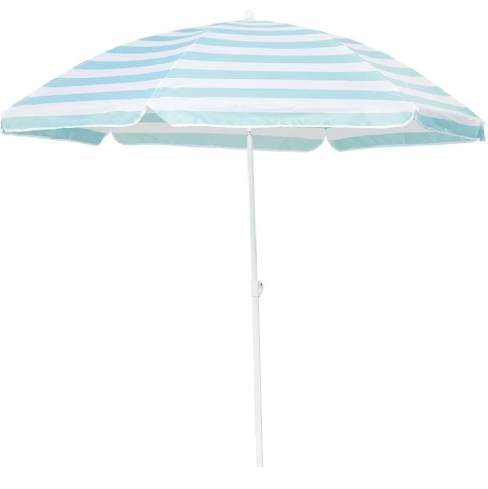Parasol de plage rayé Ø160xH190cm (3 modèles)