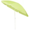 Parasol de plage uni Ø160xH190cm (3 modèles)