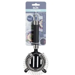 Passoire à cocktail en inox avec manche en plastique L.21,5cm