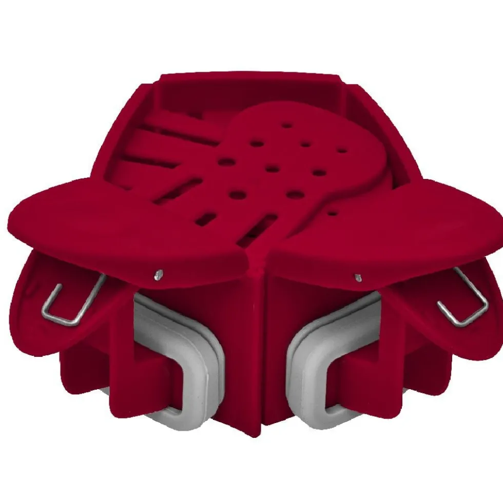 Passoire pliable et adaptable rouge