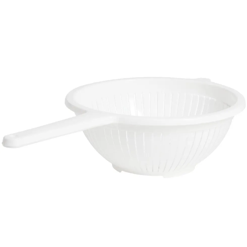 Passoire à queue plastique blanc Ø23xH9cm