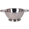 Passoire ronde inox avec poignées