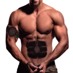 Patch électrostimulation musculaire bras et abdos sans fil