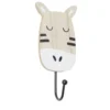 Patère crochet bois forme animaux 10xH16,5cm (3 modèles)