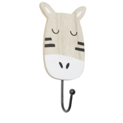 Patère crochet bois forme animaux 10xH16,5cm (3 modèles)