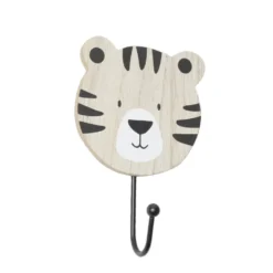 Patère crochet bois forme animaux 10xH16,5cm (3 modèles)
