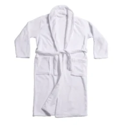 Peignoir mixte flanelle et polyester