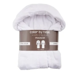 Peignoir mixte flanelle et polyester