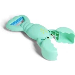 Pelle de plage forme homard bleu