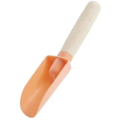 Pelle et râteau de plage plastique et bois 6x4xH17cm (4 pièces)