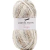 Pelote acrylique laine fil épais mélange Taïga 402 beige