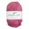 Pelote de fil à tricoter comète coton/acrylique rose framboise 50Gr