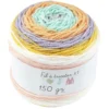 Pelote de laine acrylique ton jaune 150g