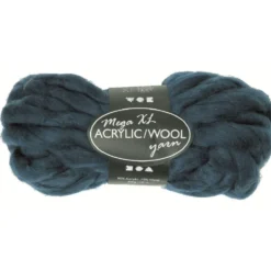 Pelote de laine 300g 15m bleu foncé