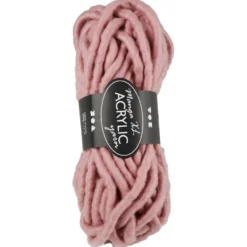Pelote de laine 17 mètres rose