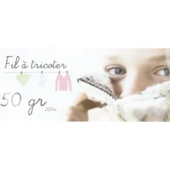 Pelote fil à tricoter acrylique 50g