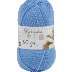 Pelote fil à tricoter acrylique 50g