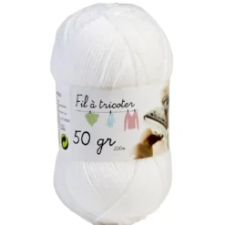 Pelote fil à tricoter acrylique 50g